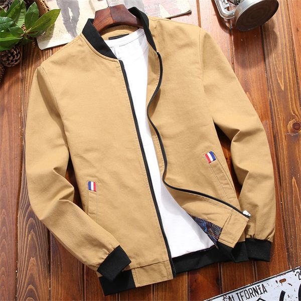 fashion 2019 autumn winter men bomber jacket casual zipper solid color mens stand collar coat jacket male slim cotton outwear warm brand, Black;brown
fashion 2019 autumn winter men bomber jacket casual zipper solid color mens stand collar coat jacket male slim cotton outwear warm brand, Black;brown