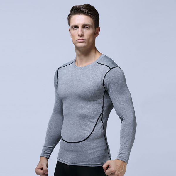 compression running shirt men outdoor sport tights t-shirts breathable long sleeve professional men fitness gym tshirt, Black;blue
compression running shirt men outdoor sport tights t-shirts breathable long sleeve professional men fitness gym tshirt, Black;blue