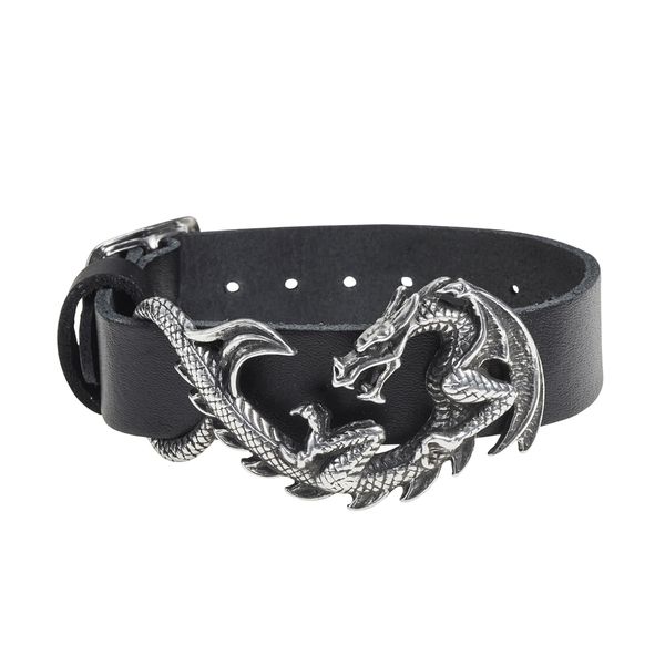 steampunk barcelet men punk jewelry metal dragon leather belt men accessory, Golden;silver
steampunk barcelet men punk jewelry metal dragon leather belt men accessory, Golden;silver
