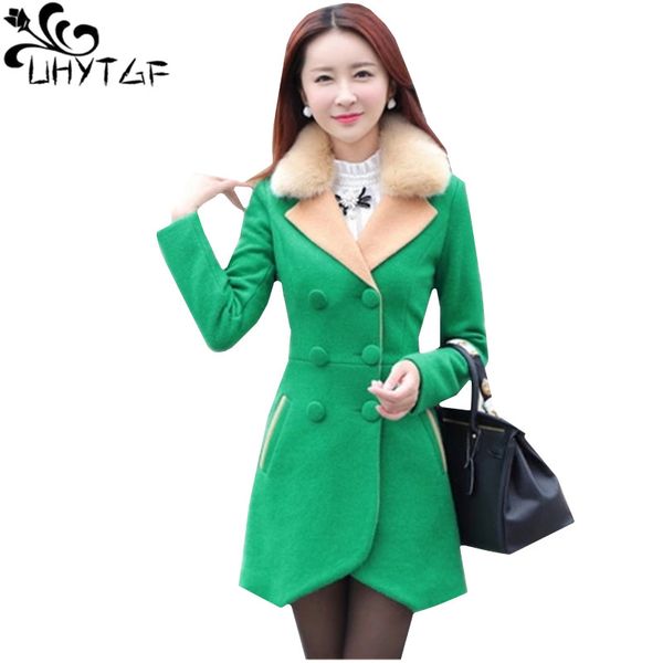 uhytgf female winter jacket woolen coat new short outerwear double-breasted elegant woman coat 3xl plus size woolen jacket 744, Black
uhytgf female winter jacket woolen coat new short outerwear double-breasted elegant woman coat 3xl plus size woolen jacket 744, Black
