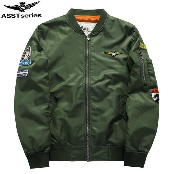 military jacket polyester men ma -1 style army tactical baseball jacket bomber jackets and coats for men male militar chaqueta autumn, Black;brown
military jacket polyester men ma -1 style army tactical baseball jacket bomber jackets and coats for men male militar chaqueta autumn, Black;brown