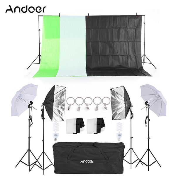 freeshipping фотография освещение комплект оборудования мягкий свет зонтик софтбокс держатель лампы лампочки гнездо фонов фотостудия комплек
freeshipping фотография освещение комплект оборудования мягкий свет зонтик софтбокс держатель лампы лампочки гнездо фонов фотостудия комплек