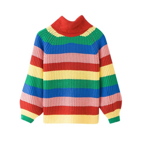 women multicolor stripe long sleeve turtleneck knitted sweater blouse happy chandail femme pullover amazing women #0706, White;black
women multicolor stripe long sleeve turtleneck knitted sweater blouse happy chandail femme pullover amazing women #0706, White;black