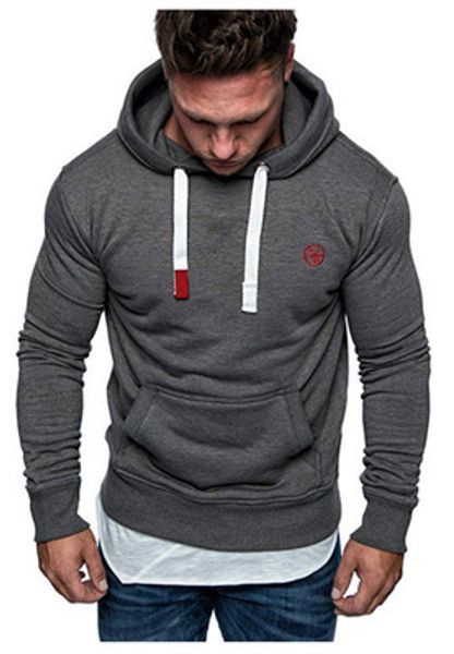 2019 autumn and winter new fashion men's solid color hooded sweater sports hoodie casual jacket wgwy145, Black
2019 autumn and winter new fashion men's solid color hooded sweater sports hoodie casual jacket wgwy145, Black