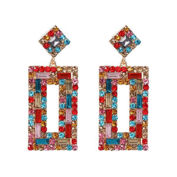 women earring jewelry geometric rectangular earrings alloy zircon ear cuff fashion luxury trend jewelry party kolczyki brincos, Silver
women earring jewelry geometric rectangular earrings alloy zircon ear cuff fashion luxury trend jewelry party kolczyki brincos, Silver