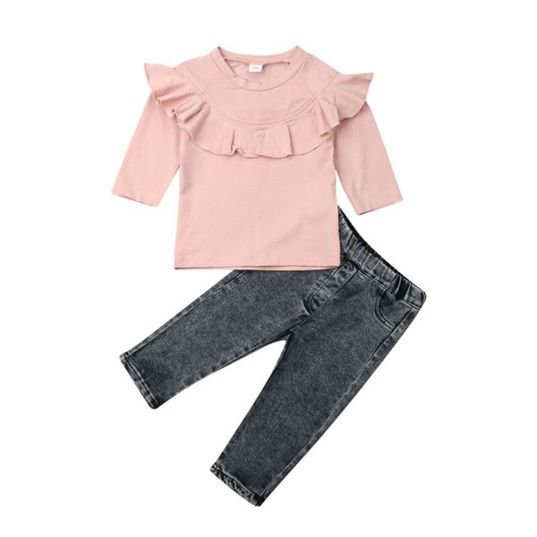 arrival kids little girls autumn winter clothes set newborn babies girl cotton shirt denim pants winter warm clothing, White
arrival kids little girls autumn winter clothes set newborn babies girl cotton shirt denim pants winter warm clothing, White