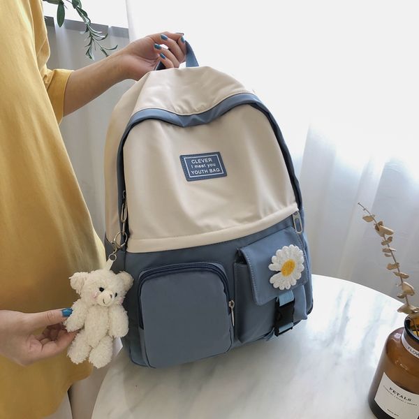 julyccino new female school bag waterproof nylon backpack for women multi pocket travel backpacks for teenage girls book mochila
julyccino new female school bag waterproof nylon backpack for women multi pocket travel backpacks for teenage girls book mochila