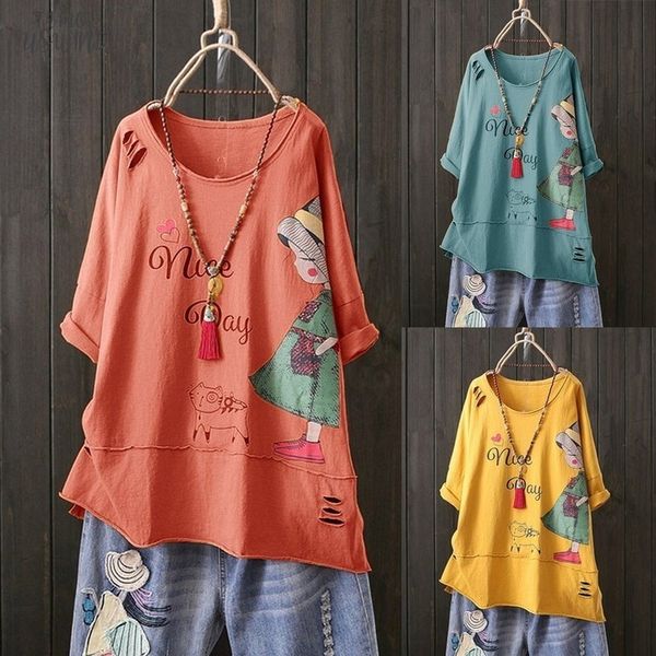 new tshirt women fashion cap sleeve o neck short sleeve cartoon print cotton linen poleras camiseta mujer women harajuku t, White
new tshirt women fashion cap sleeve o neck short sleeve cartoon print cotton linen poleras camiseta mujer women harajuku t, White