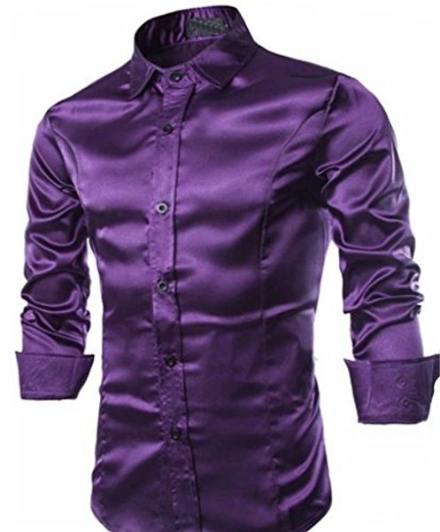 new arrival casual business men dress shirts abetteric mens luxury silk glossy slim fit long sleeve dress shirts, White;black
new arrival casual business men dress shirts abetteric mens luxury silk glossy slim fit long sleeve dress shirts, White;black