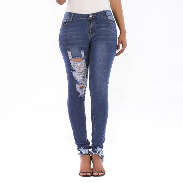 high-quality high-rise jeans fashionable retro hole pantyhose casual everyday stretch pants 2020 new slacks vestidos, Blue
high-quality high-rise jeans fashionable retro hole pantyhose casual everyday stretch pants 2020 new slacks vestidos, Blue