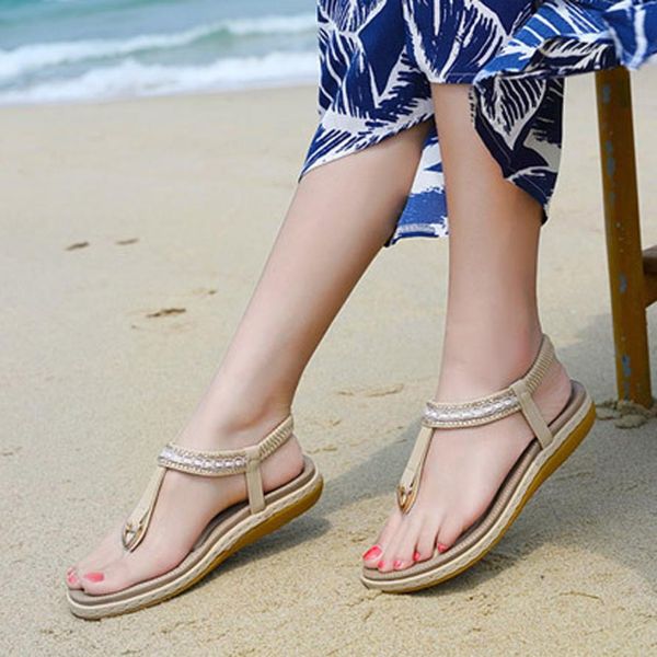 summer women sandals flat casual pu leather single shoes soft rhinestone sandals new arrive footwear slippers female, Black
summer women sandals flat casual pu leather single shoes soft rhinestone sandals new arrive footwear slippers female, Black