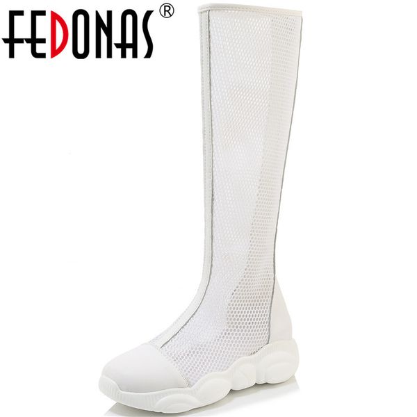 fedonas plataformas de cuña mujeres rejilla tubo longitud 36,5 cm bombas de alta calidad verano mujer zapatos base fiesta cremallera trasera, Black
fedonas plataformas de cuña mujeres rejilla tubo longitud 36,5 cm bombas de alta calidad verano mujer zapatos base fiesta cremallera trasera, Black
