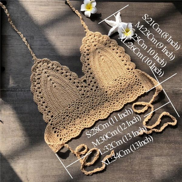 women halter crochet cotton blends bikini bralette crop bra swimsuit for summer bikins
women halter crochet cotton blends bikini bralette crop bra swimsuit for summer bikins