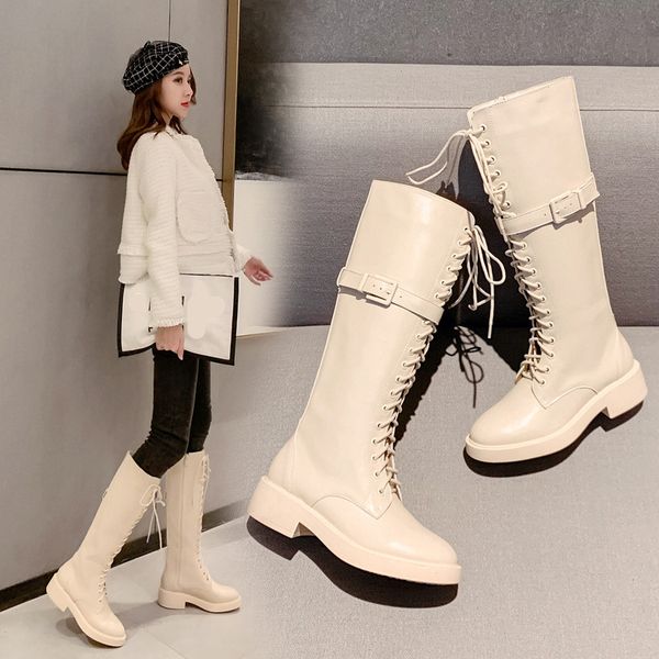 lace up boots round toe rock shoes woman thigh high heels high booties ladies luxury designer winter women martins, Black
lace up boots round toe rock shoes woman thigh high heels high booties ladies luxury designer winter women martins, Black