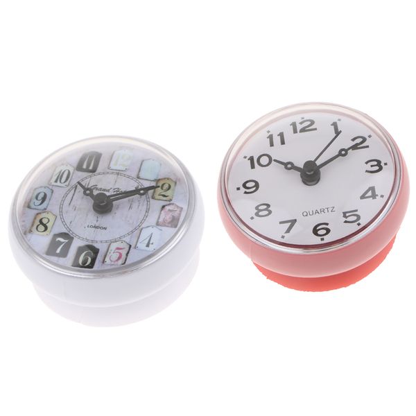 2pcs european style small waterproof round clock for bathroom suction up mirror window clock, pink/ white
2pcs european style small waterproof round clock for bathroom suction up mirror window clock, pink/ white