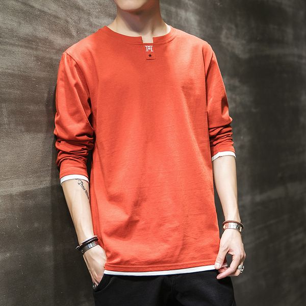 2020 autumn new style japanese-style embroidery flower long-sleeved t-shirt men slim fit pure cotton base shirt men's wear youth, White;black
2020 autumn new style japanese-style embroidery flower long-sleeved t-shirt men slim fit pure cotton base shirt men's wear youth, White;black
