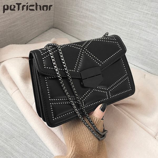 rivet chain small crossbody bags for women fashion shoulder messenger bag lady handbags female pu leather flap bolsa sac
rivet chain small crossbody bags for women fashion shoulder messenger bag lady handbags female pu leather flap bolsa sac