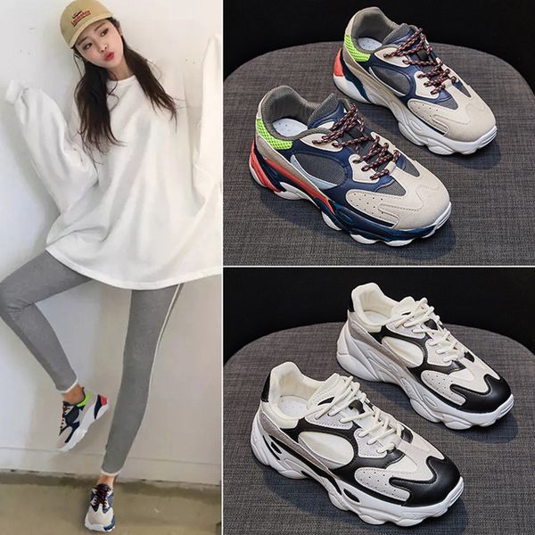 2019 summer network red shoes running shoes junior high school students casual sports air cushion women's teenager trendy, Black
2019 summer network red shoes running shoes junior high school students casual sports air cushion women's teenager trendy, Black