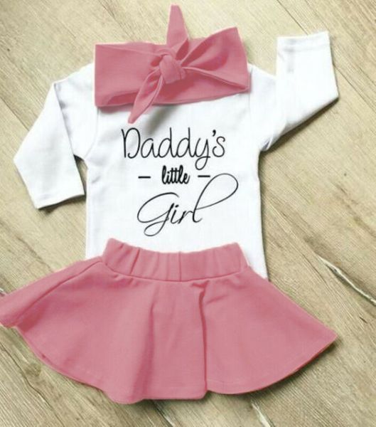 spring 3pcs newborn baby girl autumn clothes romper letters jumpsuit bodysuit +skirt outfits set, Pink;blue
spring 3pcs newborn baby girl autumn clothes romper letters jumpsuit bodysuit +skirt outfits set, Pink;blue