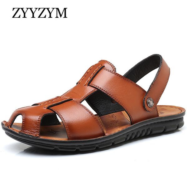 zyyzym men sandals 2020 summer pu leather fashion trend slipper men non-slip casual protect men summer shoes plus size 38-46 y200702, Black
zyyzym men sandals 2020 summer pu leather fashion trend slipper men non-slip casual protect men summer shoes plus size 38-46 y200702, Black