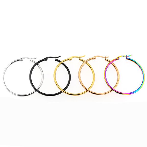 exaggerated large earrings stainless titanium steel round buckle hoop earrings for women jewelry accessories gift kpop, Golden;silver
exaggerated large earrings stainless titanium steel round buckle hoop earrings for women jewelry accessories gift kpop, Golden;silver
