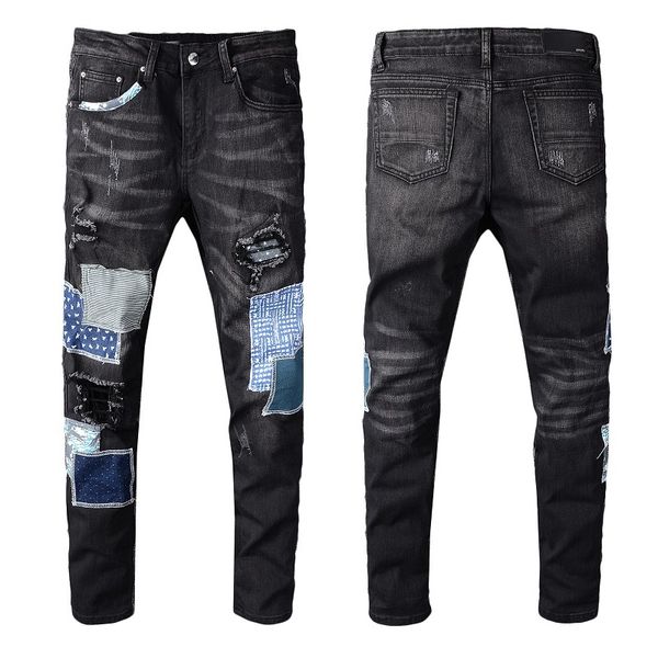 mens designer jeans classic straight biker skinny jeans casual trousers cowboy famous brand zipper patch patch pants us size 28-40, Blue
mens designer jeans classic straight biker skinny jeans casual trousers cowboy famous brand zipper patch patch pants us size 28-40, Blue