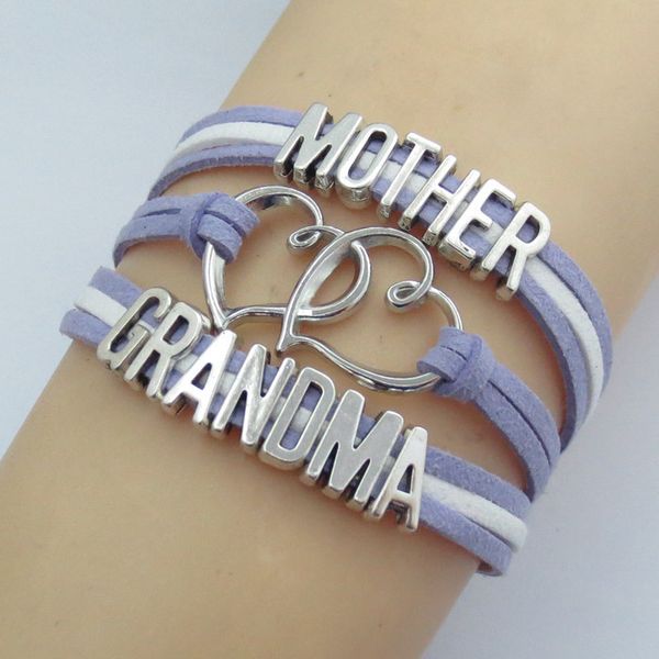 fashion infinity mother and grandma bracelets mother's love gift to grandma charm weomen jewelry, Golden;silver
fashion infinity mother and grandma bracelets mother's love gift to grandma charm weomen jewelry, Golden;silver