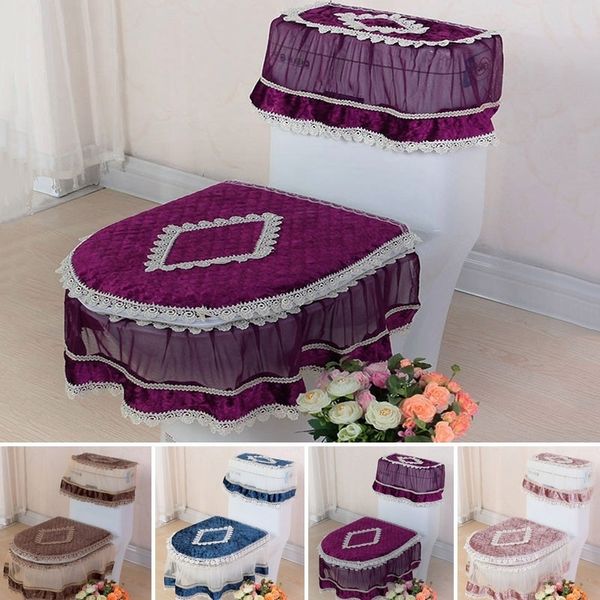 3pcs lace toilet seat pad tank lid cover set washable closestool cloth (water tank cover+toilet cover seat+toilet seat
3pcs lace toilet seat pad tank lid cover set washable closestool cloth (water tank cover+toilet cover seat+toilet seat