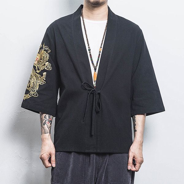 camisas hombre mens cardigan national print loose kata taoist robe half sleeve camisa dos homens blouse mens shirts, White;black
camisas hombre mens cardigan national print loose kata taoist robe half sleeve camisa dos homens blouse mens shirts, White;black