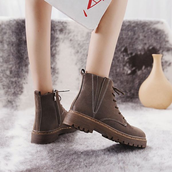 ankle boots for women bottine femme winter bown rubber round toe boots western botas feminino short plush platform shoes female, Black
ankle boots for women bottine femme winter bown rubber round toe boots western botas feminino short plush platform shoes female, Black