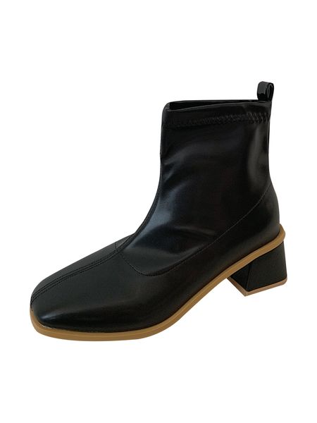 lmcavasun women ankle boots square heel slip on casual vintage short boots round toe metal decoration winter shoes, Black
lmcavasun women ankle boots square heel slip on casual vintage short boots round toe metal decoration winter shoes, Black