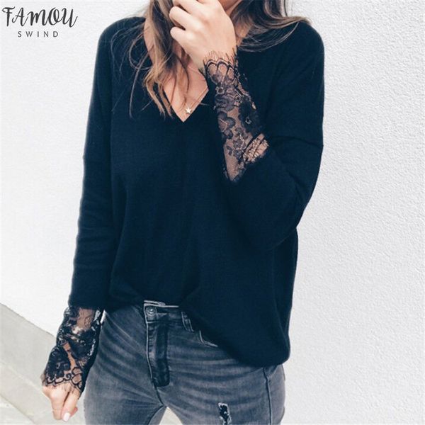 women lace blouse womens and blouses long sleeve for ladies v neck blouse women blouses shirt blusas mujer, White
women lace blouse womens and blouses long sleeve for ladies v neck blouse women blouses shirt blusas mujer, White