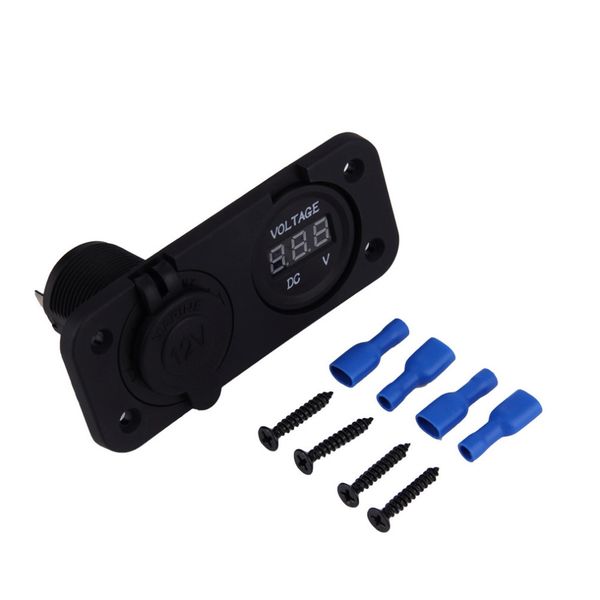 2 in 1 car styling waterproof 12v car cigarette lighter socket power panel voltmeter for camper caravan marine auto selling
2 in 1 car styling waterproof 12v car cigarette lighter socket power panel voltmeter for camper caravan marine auto selling