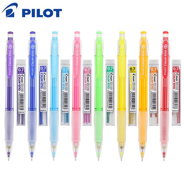 pilot color automatic pencil +0.7mm eno lead set hcr-197 erasable color hand-painted pen activity pencil colorful lead, Blue;orange
pilot color automatic pencil +0.7mm eno lead set hcr-197 erasable color hand-painted pen activity pencil colorful lead, Blue;orange
