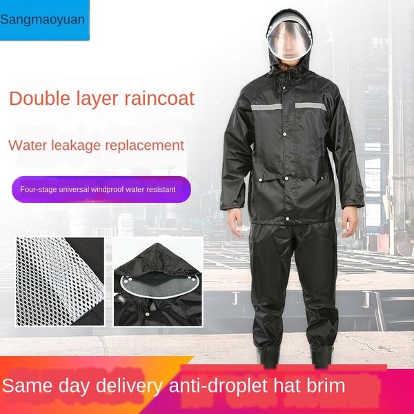 qtwtb outdoor double-layer motorcycle vehicle reflective strip electric vehicle split disassembly double-brim raincoat electric car motorcyc, Red;brown
qtwtb outdoor double-layer motorcycle vehicle reflective strip electric vehicle split disassembly double-brim raincoat electric car motorcyc, Red;brown