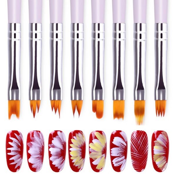 nail brushes 1pc 14.8cm acrylic manicuring brush art flower drawing pen painting dotting design manicure gel varnishes tool, Yellow
nail brushes 1pc 14.8cm acrylic manicuring brush art flower drawing pen painting dotting design manicure gel varnishes tool, Yellow