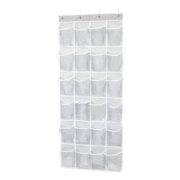 4 hook 24 grid transparent door storage bag hanging bag non-woven six-layer shoe storage pvc
4 hook 24 grid transparent door storage bag hanging bag non-woven six-layer shoe storage pvc
