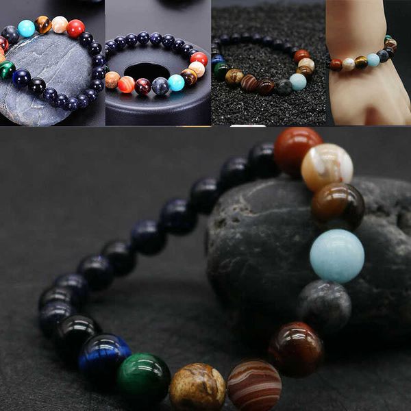 universe eight chakra men women natural bracelet yoga bangle stone planets bead, Black
universe eight chakra men women natural bracelet yoga bangle stone planets bead, Black