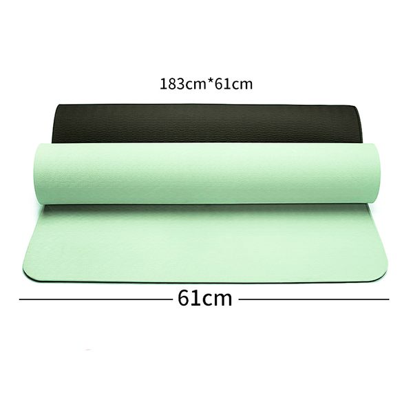 6mm tpe sweat and antiskid yoga mat, tasteless pilates mat, wear-resistant and tear resistant gym home exercise fitness mat
6mm tpe sweat and antiskid yoga mat, tasteless pilates mat, wear-resistant and tear resistant gym home exercise fitness mat