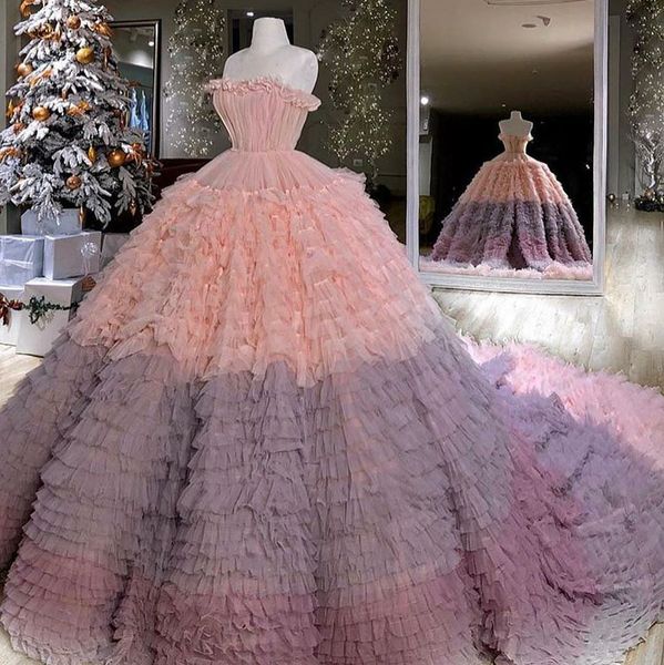 princess ball gown prom dresses custom made 2019 strapless tiered ruffles vintage evening dress real image formal party dresses, Black
princess ball gown prom dresses custom made 2019 strapless tiered ruffles vintage evening dress real image formal party dresses, Black