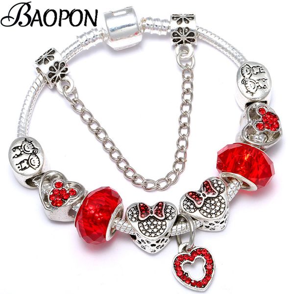 baopon silver crystal fine bracelet with murano glass beads charm bracelets for women kids gift dropshipping, Golden;silver
baopon silver crystal fine bracelet with murano glass beads charm bracelets for women kids gift dropshipping, Golden;silver