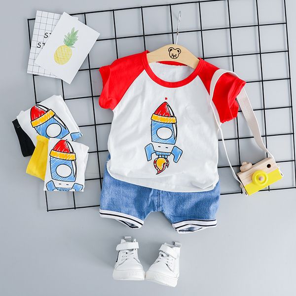 ishowtienda 2pcs baby boys summer clothes sets toddler baby kids boys rocket t-shirt stripe short pants casual outfits, White
ishowtienda 2pcs baby boys summer clothes sets toddler baby kids boys rocket t-shirt stripe short pants casual outfits, White