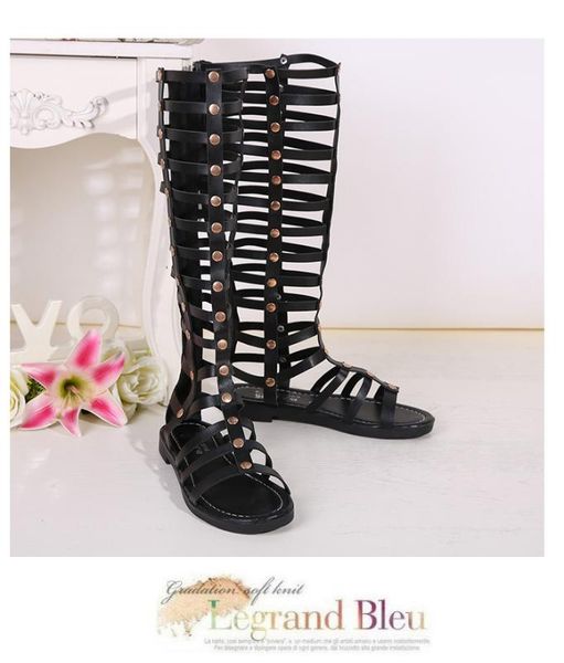 tube hollow metal buckle hole shoes roman sandals female black summer wild student high tube rivets z445
tube hollow metal buckle hole shoes roman sandals female black summer wild student high tube rivets z445