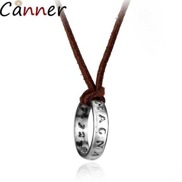 canner circle round necklaces for men leather necklaces chain long pendant femme jewelry statements chokers gifts a40, Silver
canner circle round necklaces for men leather necklaces chain long pendant femme jewelry statements chokers gifts a40, Silver