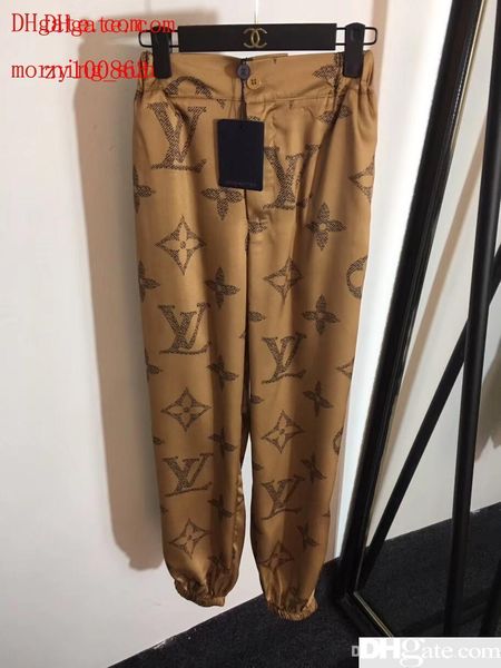 high end women technical jersey motif printed pants casual relaxed pants two colors active runway trousers, Black;white
high end women technical jersey motif printed pants casual relaxed pants two colors active runway trousers, Black;white