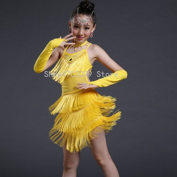 2019 new models children's latin girls games costumes children students performance costumes tassel jumping dance costume, Black;red
2019 new models children's latin girls games costumes children students performance costumes tassel jumping dance costume, Black;red
