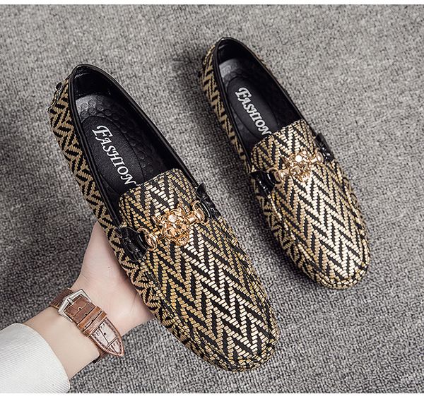 2020 summer leather shoes men sequin men shoes men's moccasins loafers breathable platform gold silver casual zapatillas hombre, Black
2020 summer leather shoes men sequin men shoes men's moccasins loafers breathable platform gold silver casual zapatillas hombre, Black