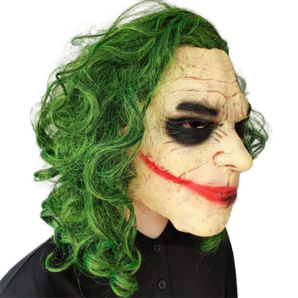 dark knight clown latex mask halloween green wig headwear cos prop scar mask mardi gras cosplay parent child toys christmas
dark knight clown latex mask halloween green wig headwear cos prop scar mask mardi gras cosplay parent child toys christmas