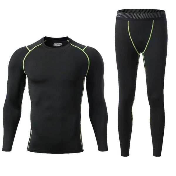 running sets compression men's sport suits quick dry clothes sports joggers training gym fitness tracksuits, Black;blue
running sets compression men's sport suits quick dry clothes sports joggers training gym fitness tracksuits, Black;blue