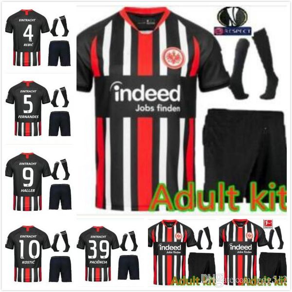 2019 eintracht frankfurt home jovic soccer jersey tshirt 19 20 frankfurt kostic black men football shirt 2020 red shorts socks, Black;yellow
2019 eintracht frankfurt home jovic soccer jersey tshirt 19 20 frankfurt kostic black men football shirt 2020 red shorts socks, Black;yellow
